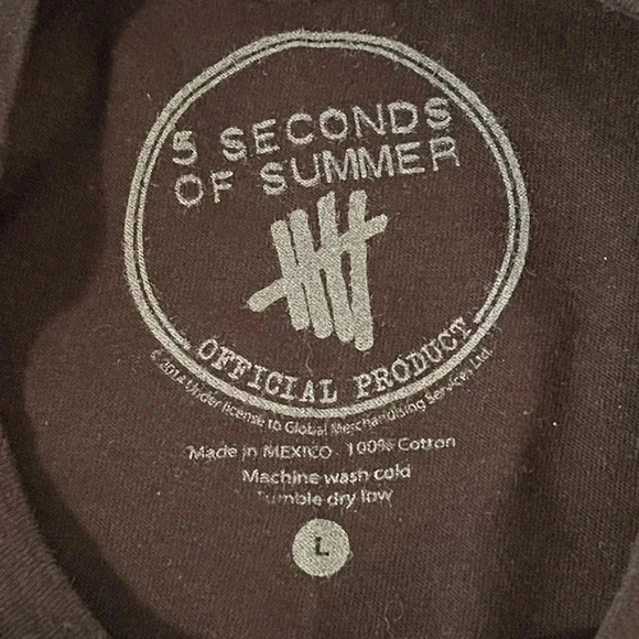 5 Seconds Of Summer Rowdy Girls Soft tee - Picture 4 of 8
